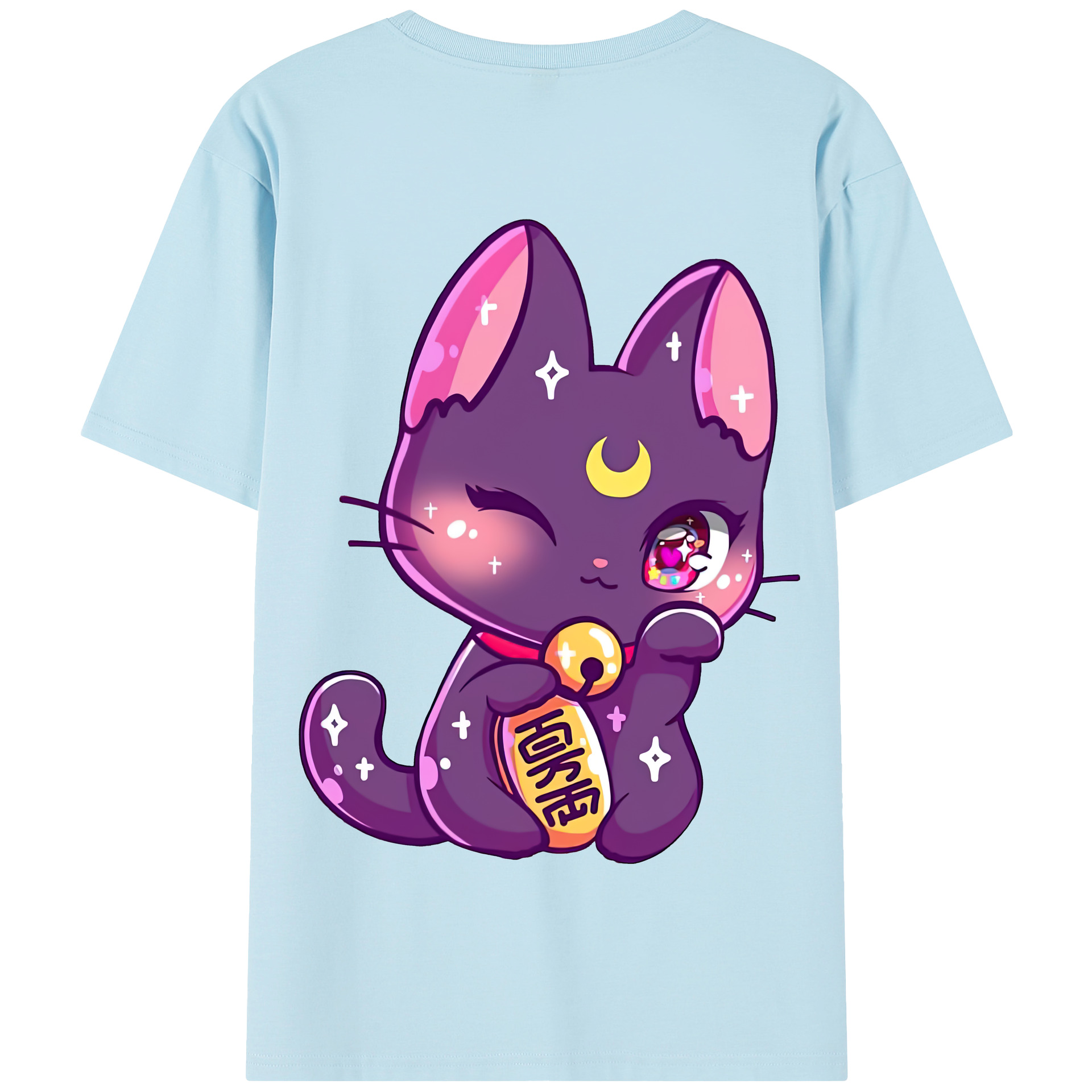 （画像用） 美少女戦士セーラームーン Sailor Moon 綿100％半袖Tシャツ（背面プリント）